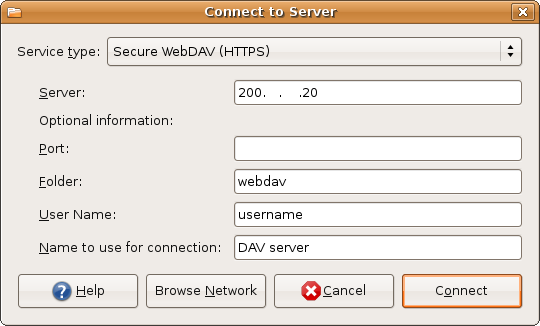 Secure WebDAV