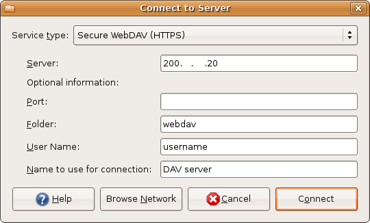 Ubuntu webdav проблемы ssl