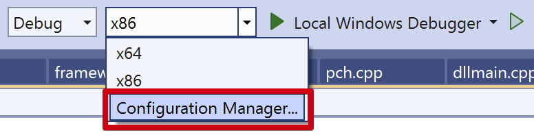 Select Configuration Manager